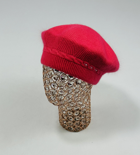 Берет BAITEX Луиза (малиновый)